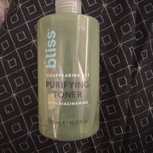 Bliss disappearing act purifying toner